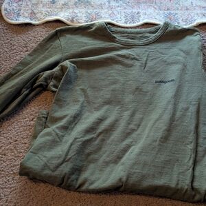 Patagonia Olive Long Sleeve Responsibili-Tee